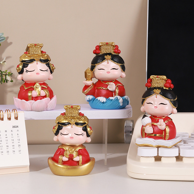 Chinesische Mazu-Figur aus Har – Crafting Resin Bewertung und Preis